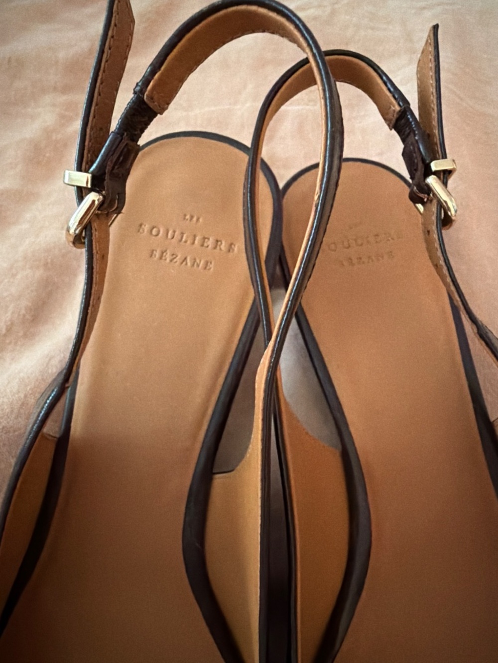 Sezane Serena High Heels Vintage Bordeaux - Size US 10 - Picture 3 of 4